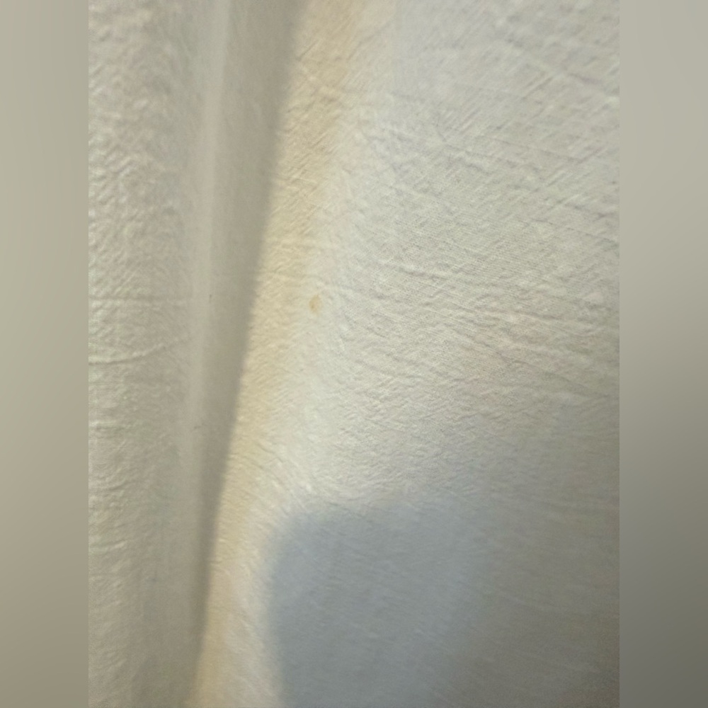 Bohme Chic White Maxi Dress with Pockets Beach Vacation Size M - Picture 4 of 9